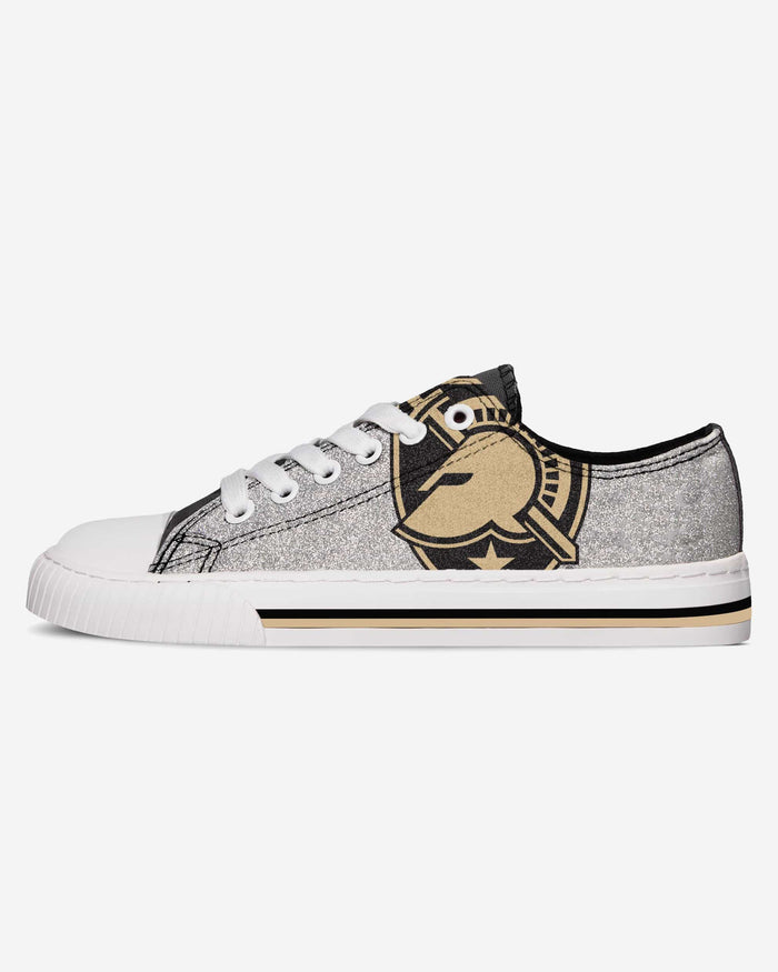 Army Black Knights Womens Glitter Low Top Canvas Shoe FOCO - FOCO.com