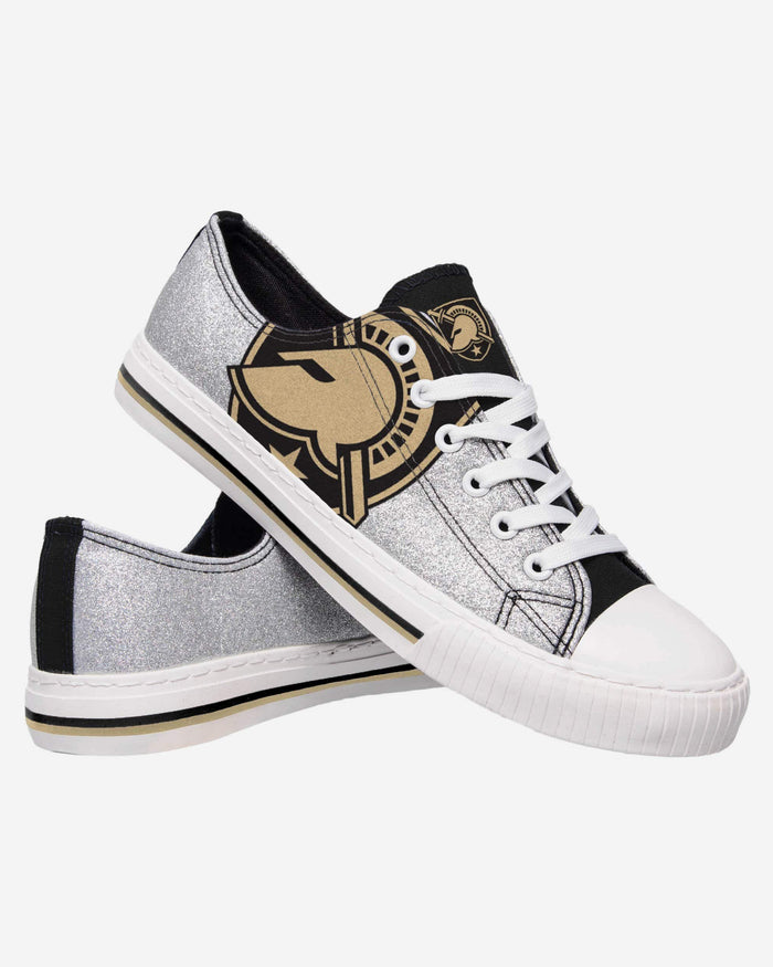 Army Black Knights Womens Glitter Low Top Canvas Shoe FOCO - FOCO.com