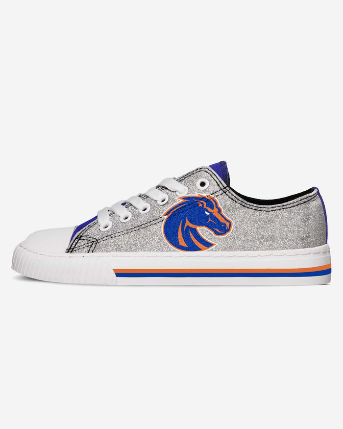 Boise State Broncos Womens Glitter Low Top Canvas Shoe FOCO - FOCO.com