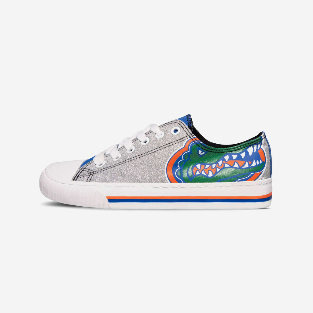 Florida Gators Womens Glitter Low Top Canvas Shoe FOCO - FOCO.com