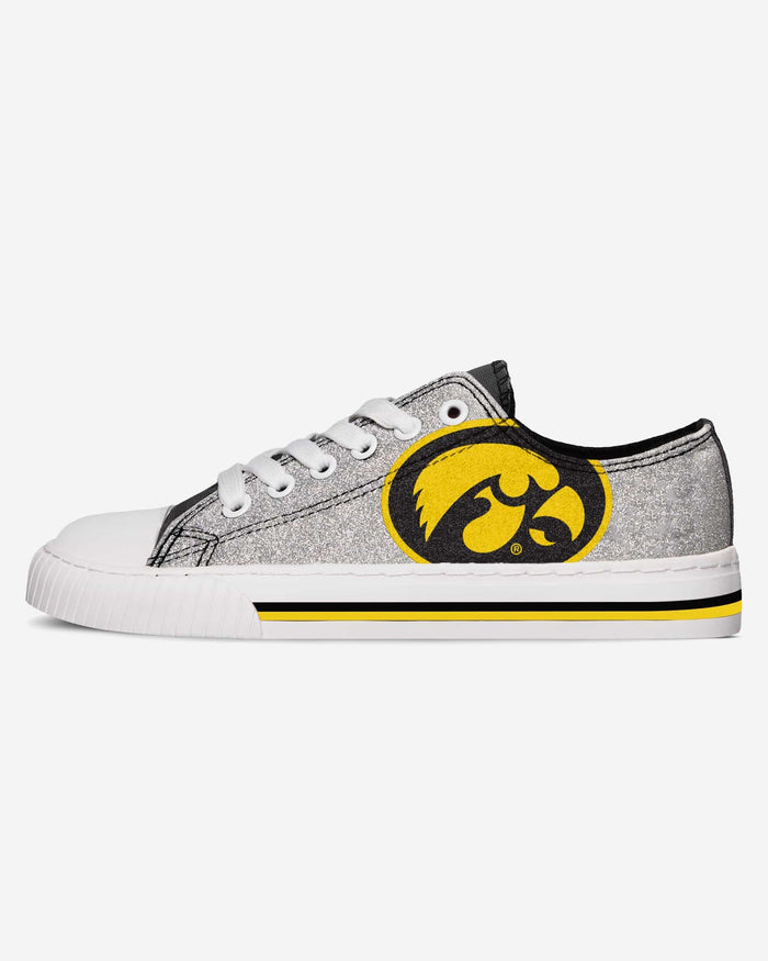 Iowa Hawkeyes Womens Glitter Low Top Canvas Shoe FOCO - FOCO.com