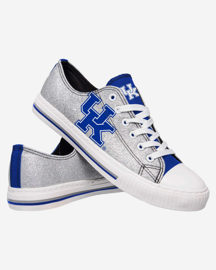 Kentucky Wildcats Womens Glitter Low Top Canvas Shoe FOCO - FOCO.com