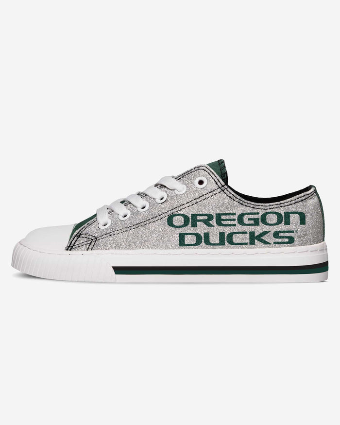 Oregon Ducks Womens Glitter Low Top Canvas Shoe FOCO - FOCO.com