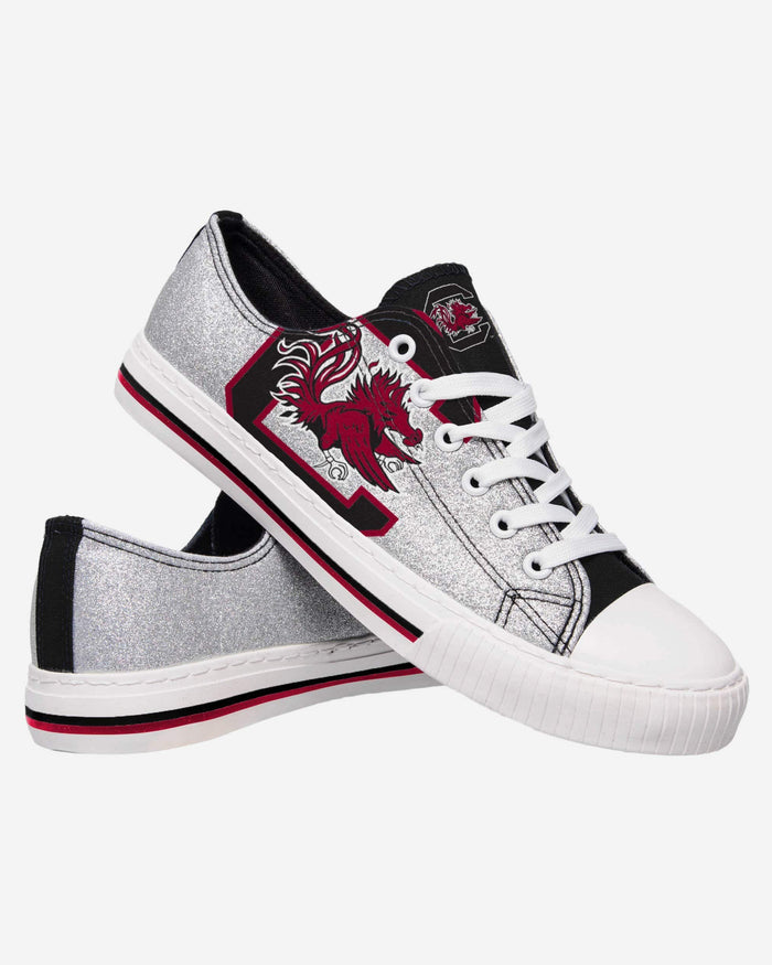 South Carolina Gamecocks Womens Glitter Low Top Canvas Shoe FOCO - FOCO.com