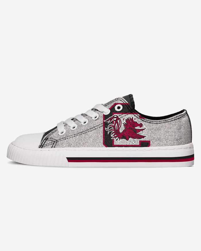 South Carolina Gamecocks Womens Glitter Low Top Canvas Shoe FOCO - FOCO.com