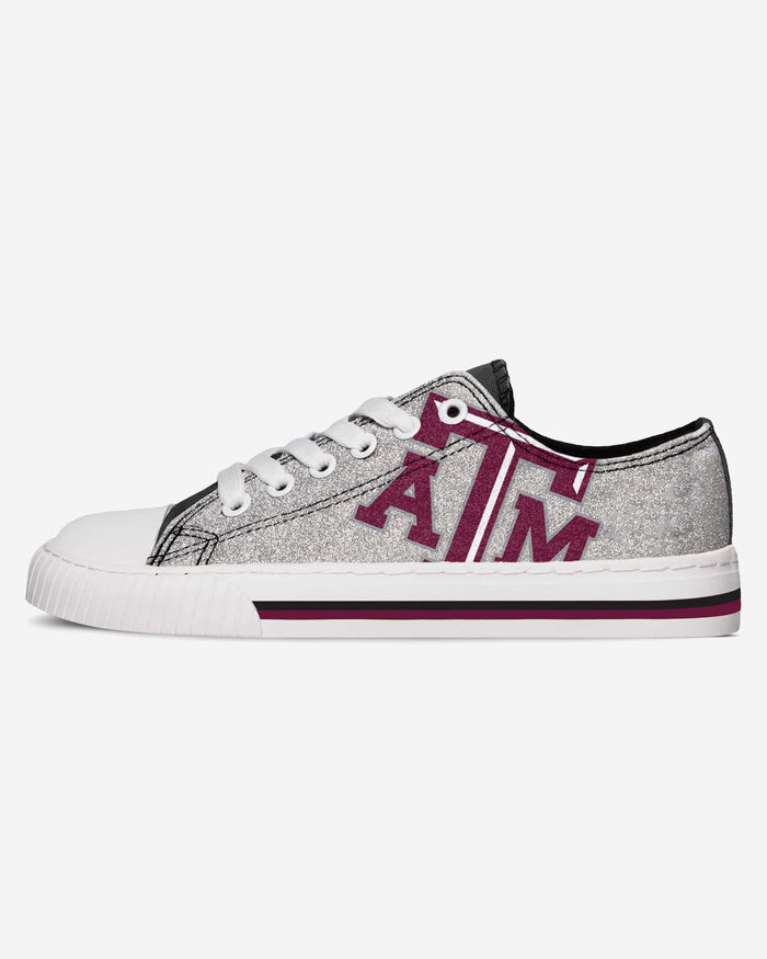 Texas A&M Aggies Womens Glitter Low Top Canvas Shoe FOCO - FOCO.com