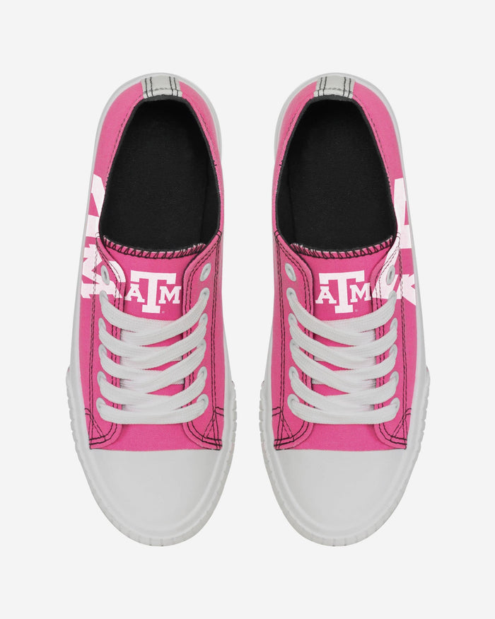 Texas A&M Aggies Womens Highlights Low Top Canvas Shoe FOCO - FOCO.com