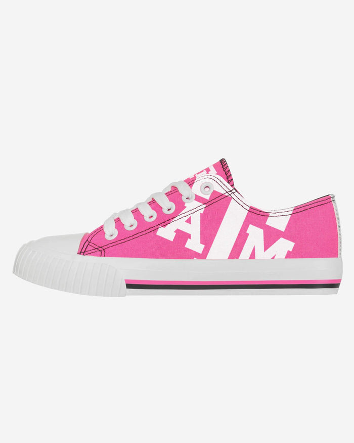 Texas A&M Aggies Womens Highlights Low Top Canvas Shoe FOCO 6 - FOCO.com