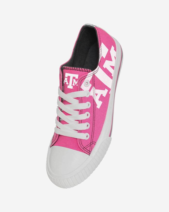 Texas A&M Aggies Womens Highlights Low Top Canvas Shoe FOCO - FOCO.com