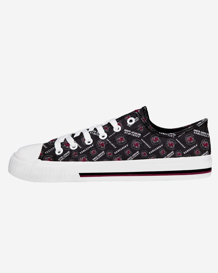 South Carolina Gamecocks Womens Low Top Repeat Print Canvas Shoe FOCO - FOCO.com