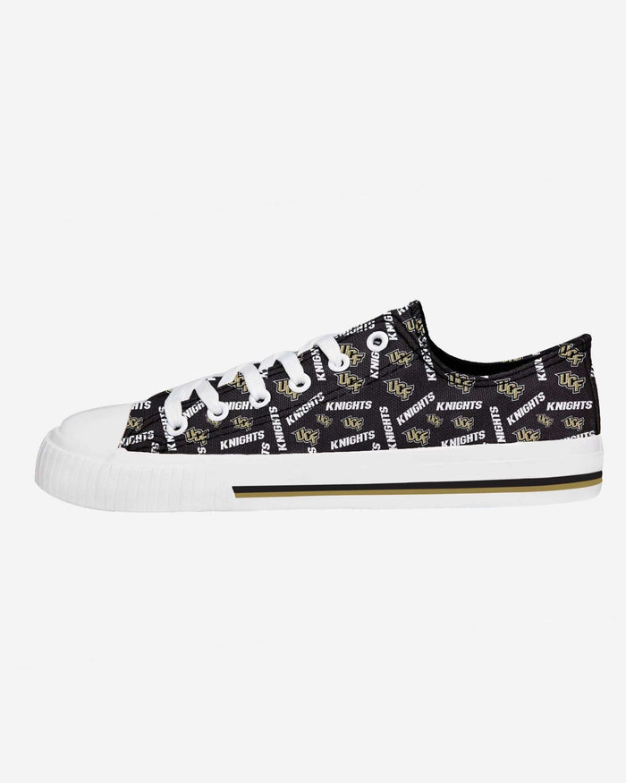 UCF Knights Womens Low Top Repeat Print Canvas Shoe FOCO - FOCO.com