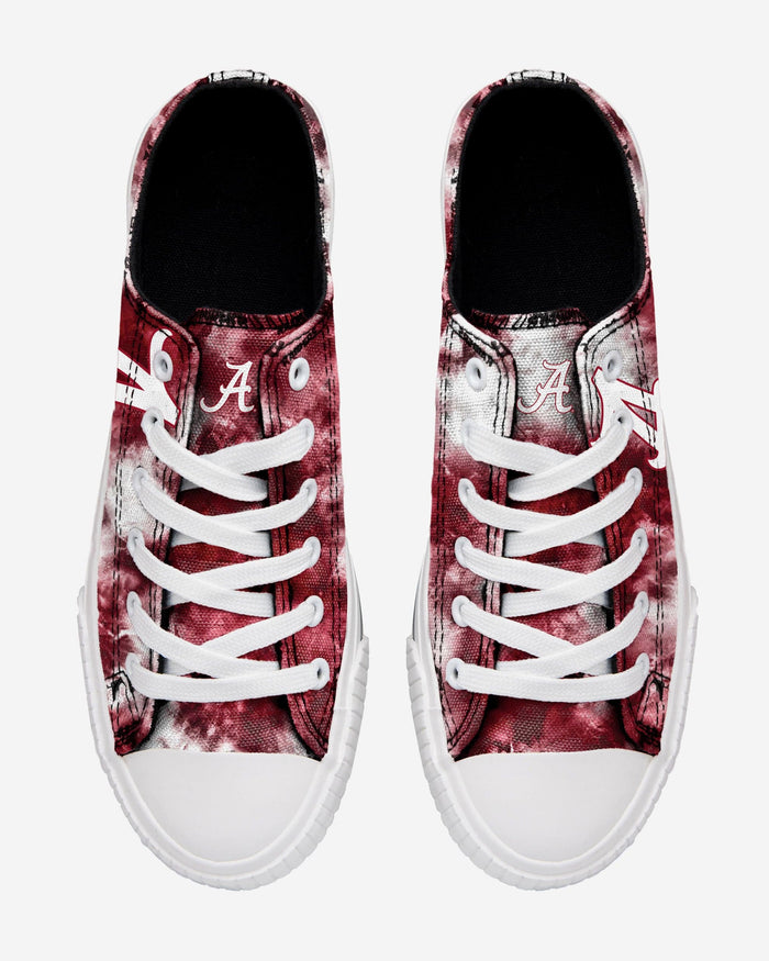 Alabama Crimson Tide Womens Low Top Tie-Dye Canvas Shoe FOCO - FOCO.com