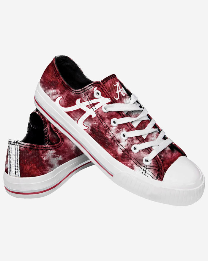 Alabama Crimson Tide Womens Low Top Tie-Dye Canvas Shoe FOCO - FOCO.com