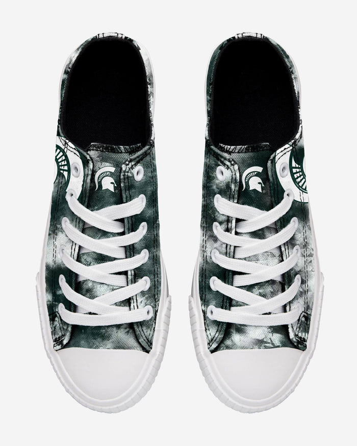 Michigan State Spartans Womens Low Top Tie-Dye Canvas Shoe FOCO - FOCO.com