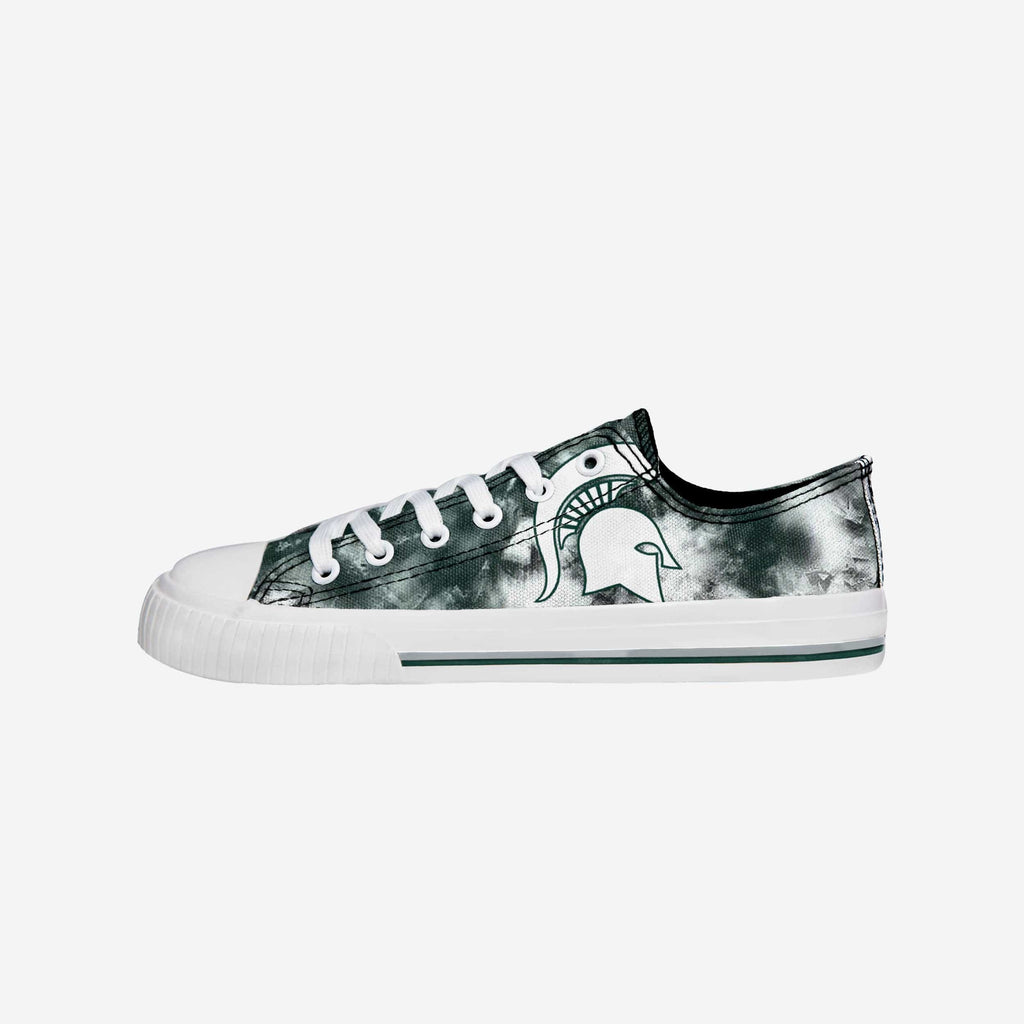 Michigan State Spartans Womens Low Top Tie-Dye Canvas Shoe FOCO 6 - FOCO.com