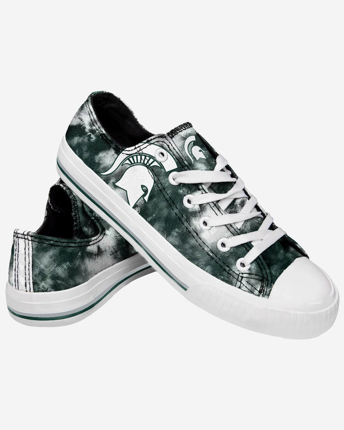 Michigan State Spartans Womens Low Top Tie-Dye Canvas Shoe FOCO - FOCO.com