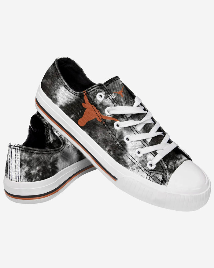 Texas Longhorns Womens Low Top Tie-Dye Canvas Shoe FOCO - FOCO.com