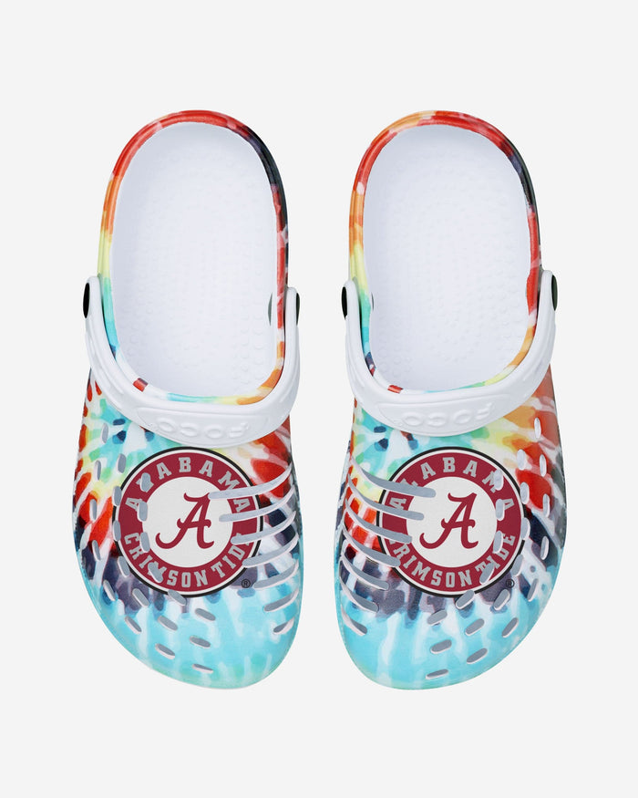 Alabama Crimson Tide Womens Tie-Dye Clog With Strap FOCO - FOCO.com