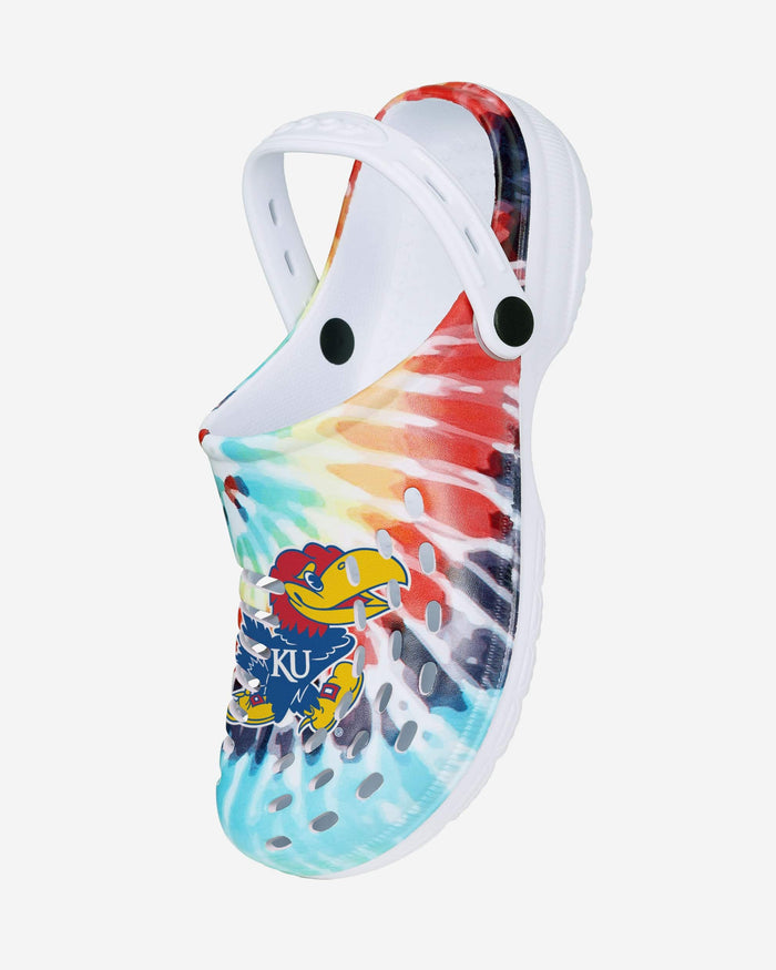 Kansas Jayhawks Womens Tie-Dye Clog With Strap FOCO - FOCO.com