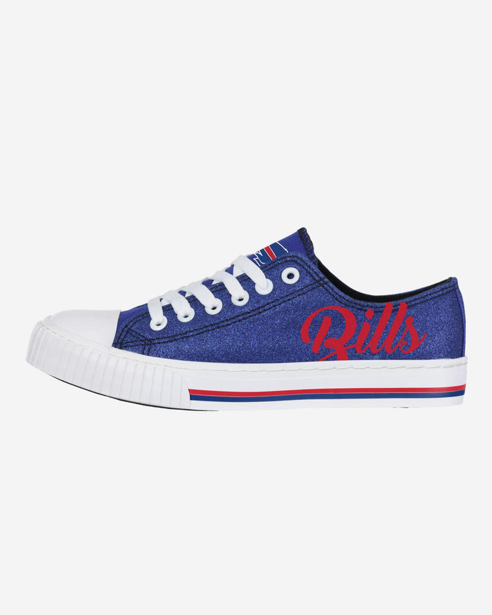 Buffalo Bills Womens Color Glitter Low Top Canvas Shoes FOCO 6 - FOCO.com