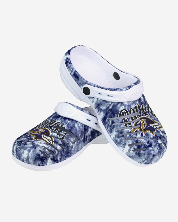 Baltimore Ravens Womens Cloudie Clog With Strap FOCO - FOCO.com