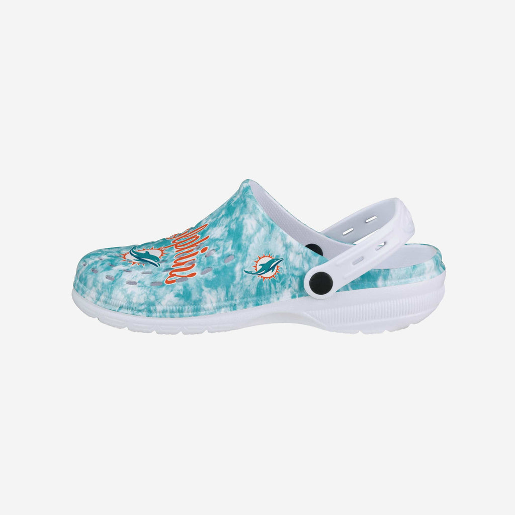 Miami Dolphins Womens Cloudie Clog With Strap FOCO S - FOCO.com