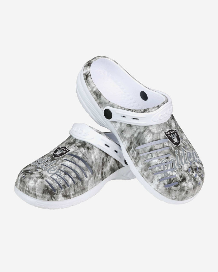 Las Vegas Raiders Womens Cloudie Clog With Strap FOCO - FOCO.com