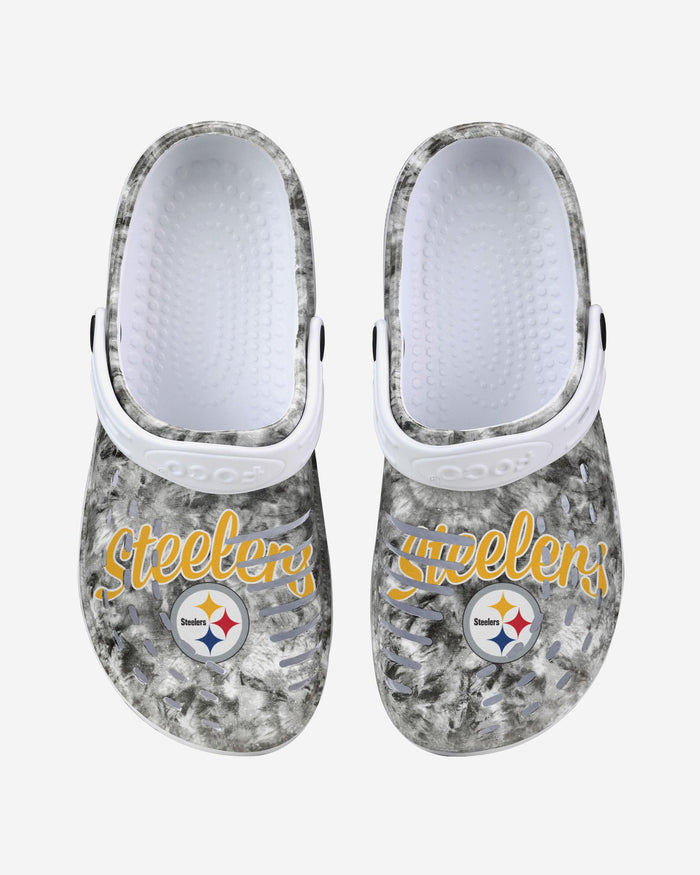 Pittsburgh Steelers Womens Cloudie Clog With Strap FOCO - FOCO.com