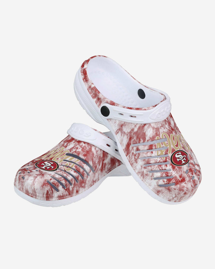 San Francisco 49ers Womens Cloudie Clog With Strap FOCO - FOCO.com