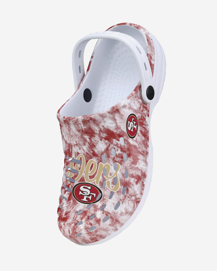 San Francisco 49ers Womens Cloudie Clog With Strap FOCO - FOCO.com