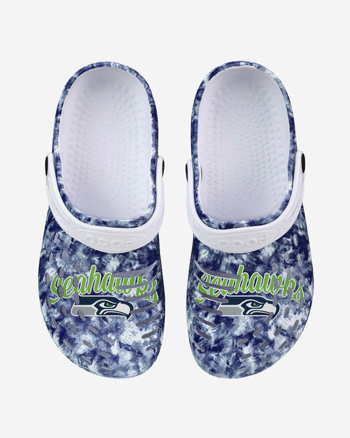 Seattle Seahawks Womens Cloudie Clog With Strap FOCO - FOCO.com