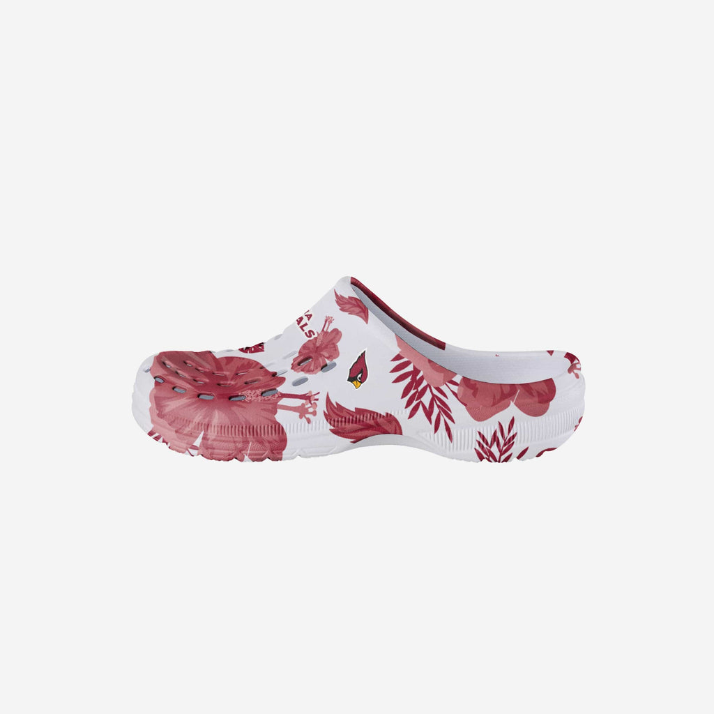 Arizona Cardinals Womens Floral White Clog FOCO S - FOCO.com