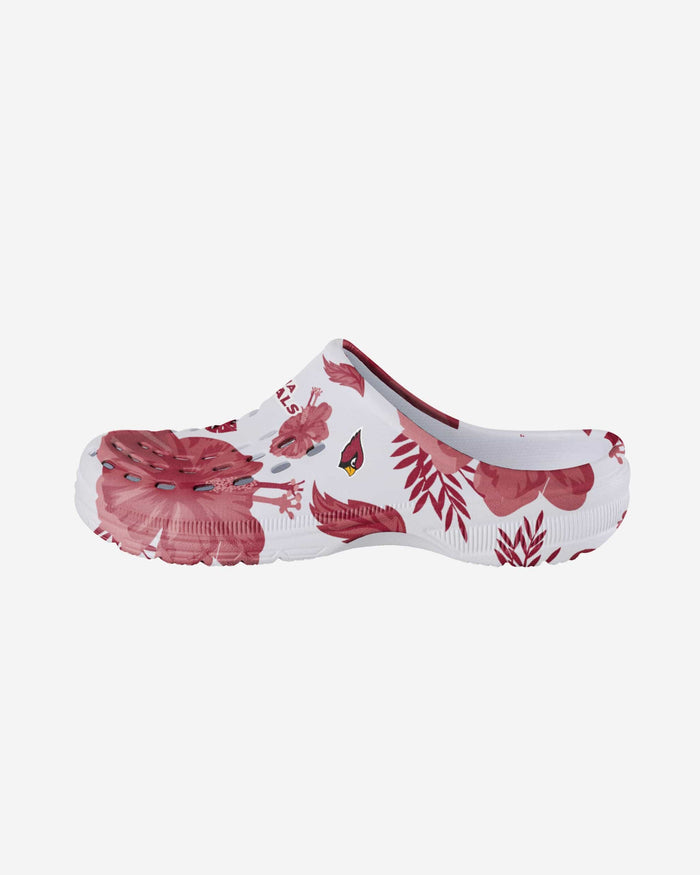 Arizona Cardinals Womens Floral White Clog FOCO S - FOCO.com