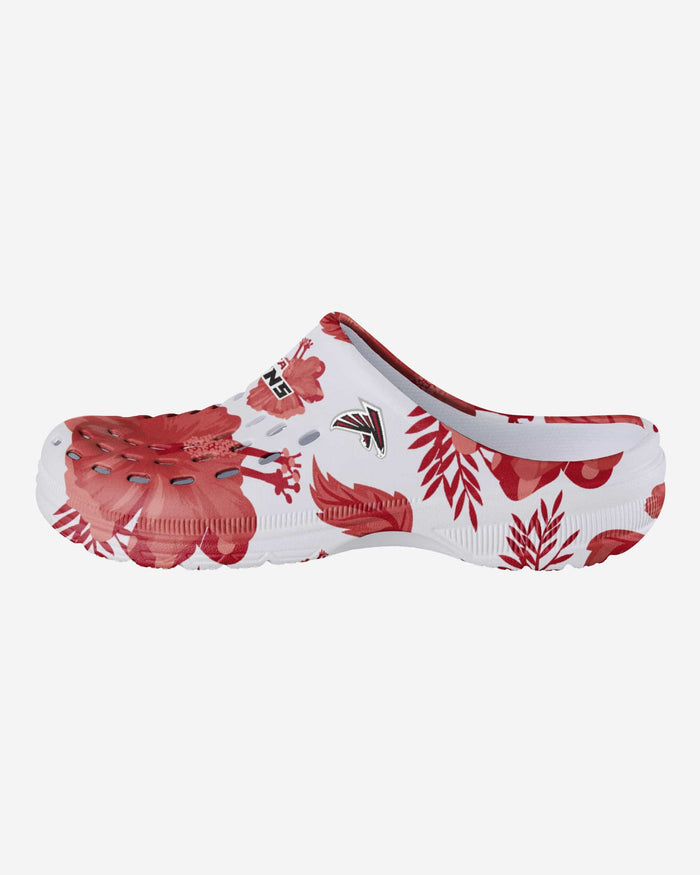 Atlanta Falcons Womens Floral White Clog FOCO S - FOCO.com