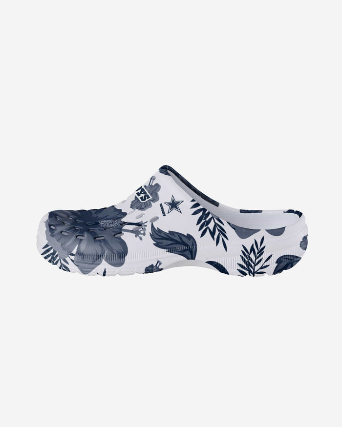 Dallas Cowboys Womens Floral White Clog FOCO S - FOCO.com