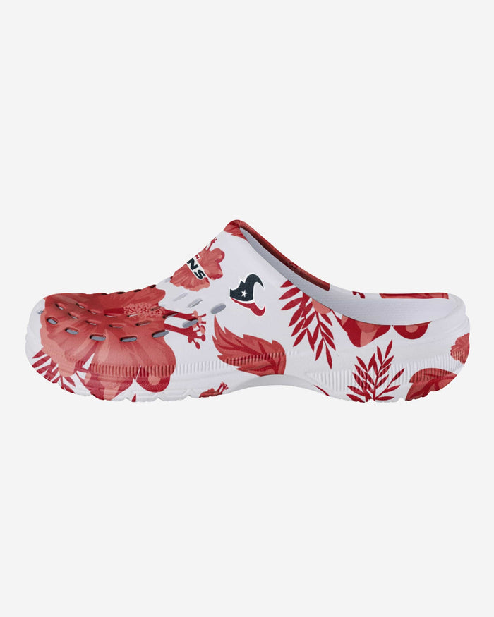 Houston Texans Womens Floral White Clog FOCO S - FOCO.com