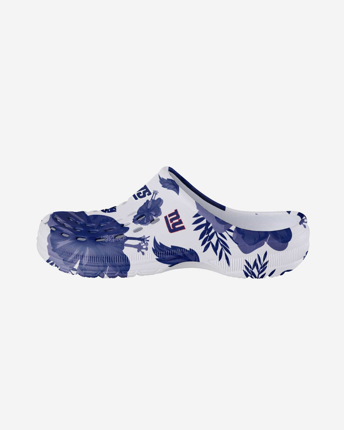 New York Giants Womens Floral White Clog FOCO S - FOCO.com