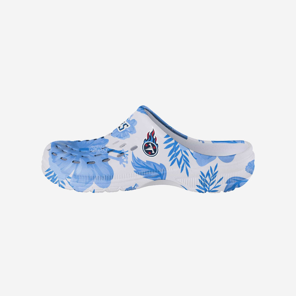 Tennessee Titans Womens Floral White Clog FOCO S - FOCO.com