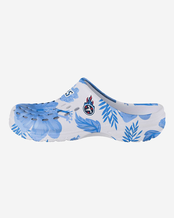 Tennessee Titans Womens Floral White Clog FOCO S - FOCO.com