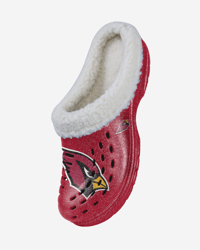 Arizona Cardinals Womens Sherpa Lined Glitter Clog FOCO - FOCO.com