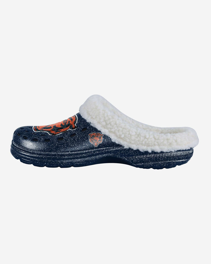 Chicago Bears Womens Sherpa Lined Glitter Clog FOCO S - FOCO.com