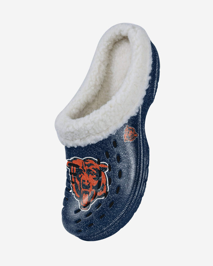 Chicago Bears Womens Sherpa Lined Glitter Clog FOCO - FOCO.com