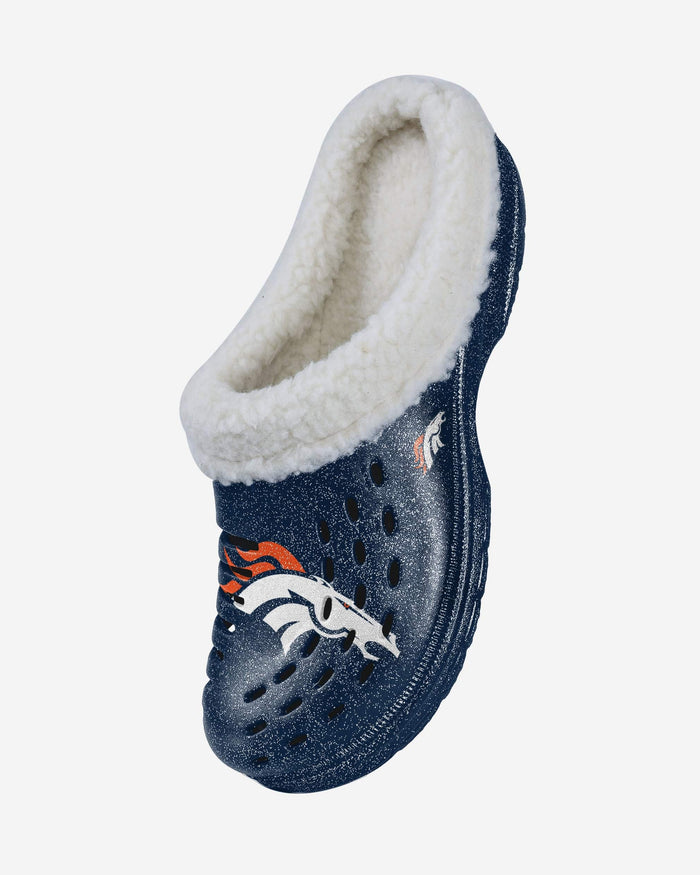 Denver Broncos Womens Sherpa Lined Glitter Clog FOCO - FOCO.com