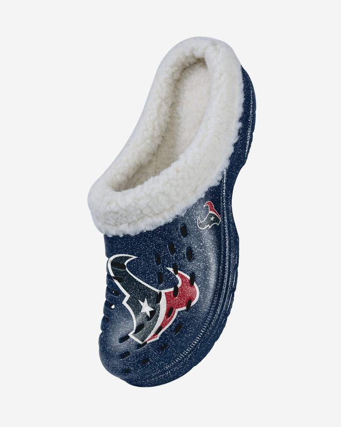 Houston Texans Womens Sherpa Lined Glitter Clog FOCO - FOCO.com