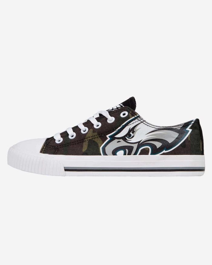 Philadelphia Eagles Womens Camo Low Top Canvas Shoe FOCO 6 - FOCO.com