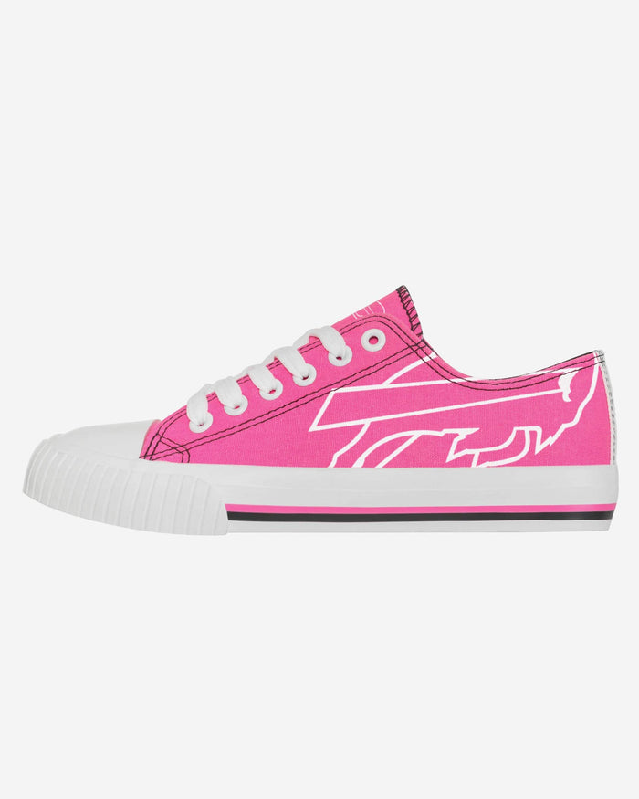 Buffalo Bills Womens Highlights Low Top Canvas Shoe FOCO 6 - FOCO.com