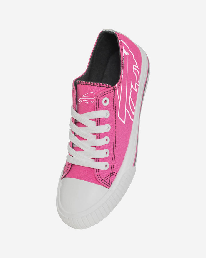 Buffalo Bills Womens Highlights Low Top Canvas Shoe FOCO - FOCO.com