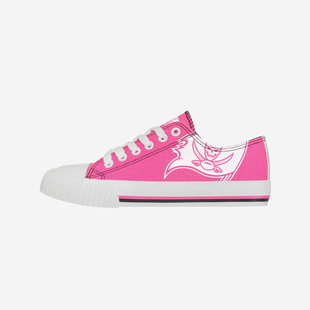 Tampa Bay Buccaneers Womens Highlights Low Top Canvas Shoe FOCO 6 - FOCO.com