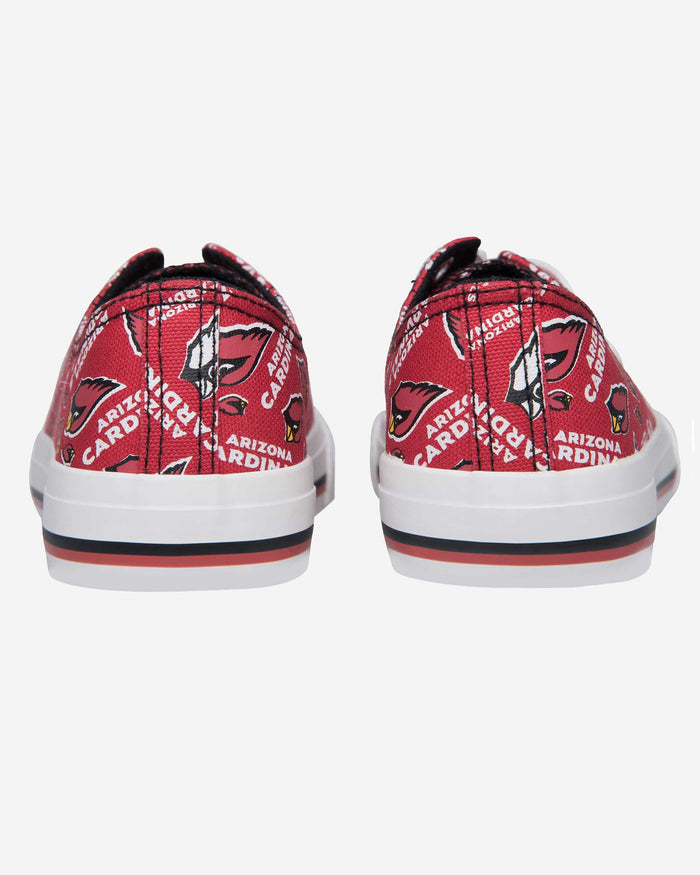 Arizona Cardinals Womens Low Top Repeat Print Canvas Shoe FOCO - FOCO.com