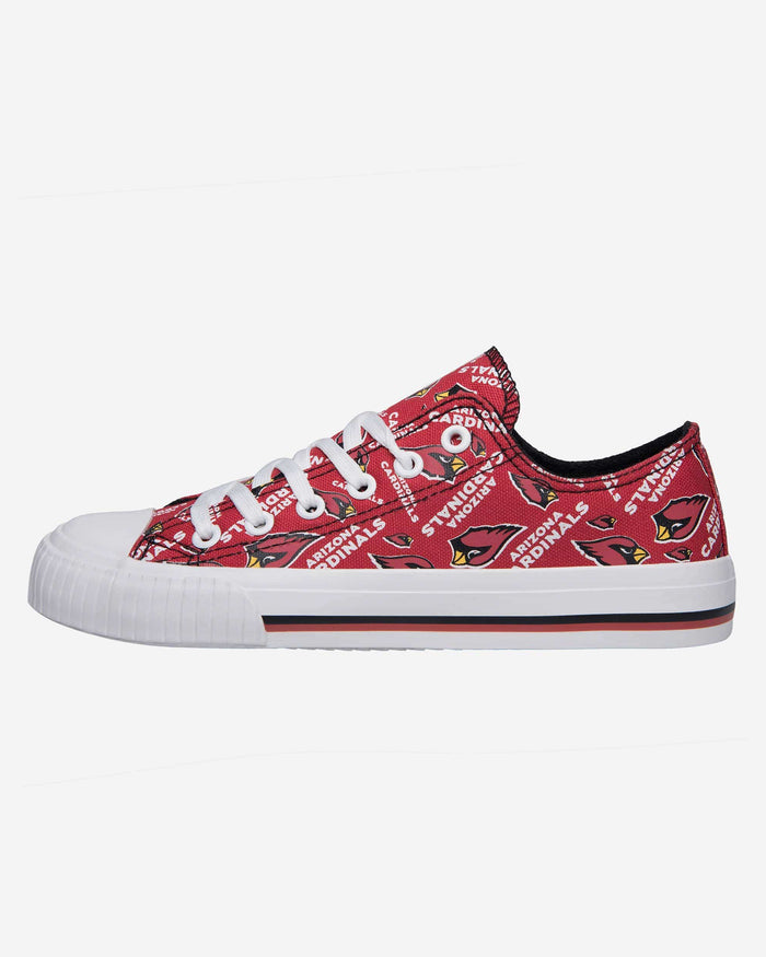 Arizona Cardinals Womens Low Top Repeat Print Canvas Shoe FOCO - FOCO.com